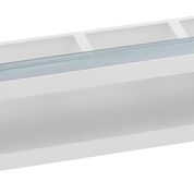 Kratka V-OPEN-KRVO-I/R-450x100-ML.B biała, oklejona filcem z ramką OC