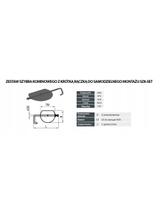 Zestaw szybra SET120-CZ2(ML) kr.rączka