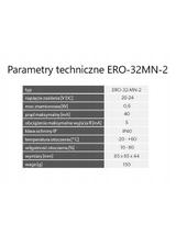 ERO-32MN-2 Elektroniczny regulator prędkości obrotowej (natynkowy, okrągły, biały)