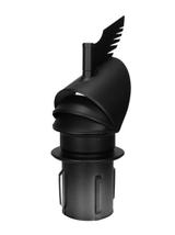 Rotowent DRAGON RO200CH-DR-PT-ML.RAL9005 CZARNY (1.4404)