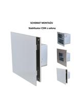 Osłona CSW2-SZ szkło białe do stabilizatora wentylacji - CSW2