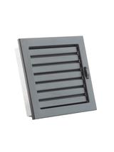 Kratka VENTLAB KRVZ220x220-ML.CZ z żaluzją czarna