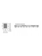Kratka osłonowa z żaluzją KRLz3-ML-B light (biała)
