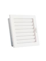 Kratka VENTLAB KRVZ220x220-ML.B z żaluzją biała