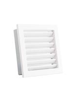 Kratka VENTLAB KRVZS220x220-ML.B z żaluzją STAŁĄ biała