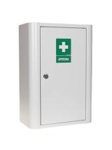 Apteczka metalowa 440x300x160-ML.B /  z zamkiem i naklejką