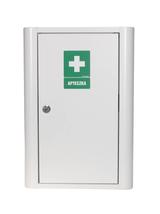 Apteczka metalowa 440x300x160-ML.B /  z zamkiem i naklejką