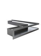 Kratka V-OPEN-KRVO-L-700x500/100-L-ML.CZ czarna (lewa)