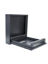 Skrzynka na listy BSL-3-GR-W - WĄSKI MODUŁ GRAFITOWA - wizjer i kluczyk z przodu