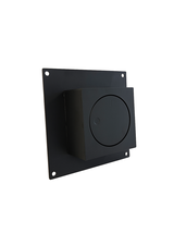 Pokrętło szybra do zabudowy kwadrat SZKŻ-REG-KW-ML-CZ (czarne)