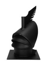 Rotowent DRAGON RO150CH-DR-PK-ML.RAL9005 CZARNY (1.4404)