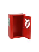 Szafka metalowa na Defibrylator AED z naklejką  ML.RED ( CZERWONA RAL 3020 )