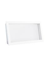 Kratka VENTLAB KRVSM325x170-ML.B bez żaluzji z siatką, biała