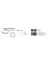 Opaska zaciskowa OPS80-160-CH-ML.CZ    ( REP / REPI  kolor czarny)