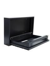 Skrzynka na listy BSL-1-RAL7021-U - UNIWERSALNA (RAL7021)- wizjer i kluczyk z przodu