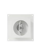 Pokrętło szybra do zabudowy kwadrat SZKŻ-REG-KW-ML-B (białe)