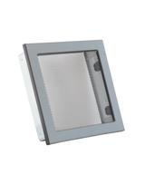 Kratka VENTLAB KRVSM220x220-ML.CZ bez żaluzji z siatką, czarna