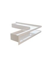 Kratka V-OPEN-KRVO-L-500x500/100-ML.B biała
