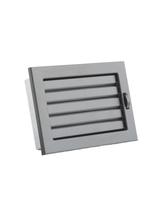 Kratka VENTLAB KRVZ200x145-ML.CZ z żaluzją czarna