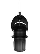 Rotowent DRAGON RO150CH-DR-PT-ML.RAL9005 CZARNY (1.4404)