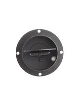 Pokrętło szybra do zabudowy okrągłe SZKŻ-REG-OK-ML-CZ (czarne)