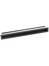 Kratka V-OPEN-KRVO-I/R-700x70-ML.CZ czarna, oklejona filcem z ramką OC