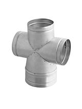 Czwórnik redukcyjny okrągły CZOR150-3x125/90-OC