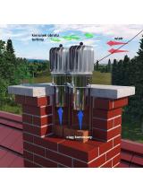 Turbowent TULIPAN TU150ML-T-B-S - RAL9005 (CZARNY)