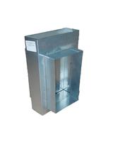 Kształtka L - KLP150X50/2XKRL1-OC (2 x K1) z wylotem prostokątnym