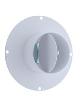 Pokrętło szybra do zabudowy okrągłe SZKŻ-REG-OK-ML-B (białe)