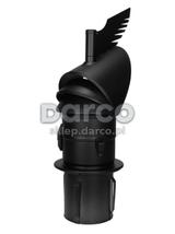 Rotowent DRAGON RO180CH-DR-PTU-ML.RAL9005 CZARNY (1.4404)