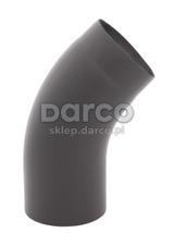 Kolano gięte KG130/45-CZ2 (ML) SZARE