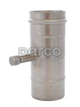 Rura prosta spalinowa ROP060/250-KS-X4 z króćcem pomiarowym 1/4"