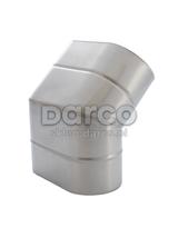 Kolano stałe owalne KSow120x215/45-CH6