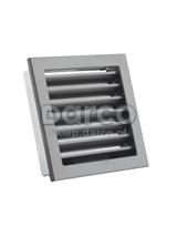 Kratka VENTLAB KRVZS220x220-ML.CZ z żaluzją STAŁĄ czarna