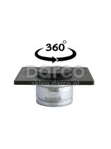 Anemostat kwadratowy ASKV200-ML.CZ (czarny) nawiewno-wywiewny
