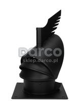 Rotowent DRAGON RO180CH-DR-PK-ML.RAL9005 CZARNY (1.4404)