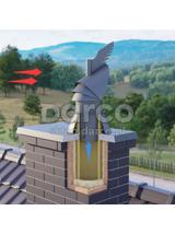 Rotowent DRAGON RO200CH-DR-PT-ML.RAL9005 CZARNY (1.4404)
