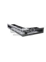 Kratka V-OPEN-KRVO-L-300x500/100-P-ML.CZ czarna (prawa)