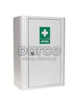 Apteczka metalowa 440x300x160-ML.B /  z zamkiem i naklejką
