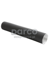 Rura elastyczna REP-100/1500-ML-CZ - spiro aluminiowe CZARNE