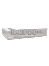 Kratka V-OPEN-KRVO-L/R-500x300/100-L-ML.B biała (lewa), oklejona filcem z ramką OC