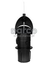 Rotowent DRAGON RO180CH-DR-PTU-ML.RAL9005 CZARNY (1.4404)