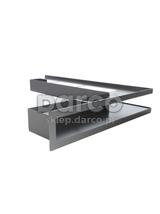 Kratka V-OPEN-KRVO-L-700x500/100-L-ML.CZ czarna (lewa)