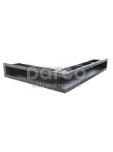 Kratka V-OPEN-KRVO-L-700x500/70-L-ML.CZ czarna (lewa)