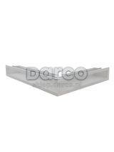 Kratka V-OPEN-KRVO-L/R-500x700/70-P-ML.B biała (prawa), oklejona filcem z ramką OC