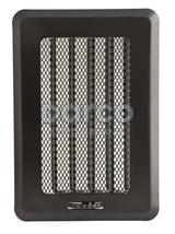 Kratka osłonowa z żaluzją KRLz1-ML-Cz light (czarna)