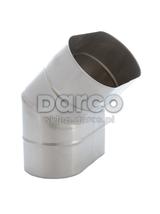 Kolano stałe owalne KSow120x215/45-CH6