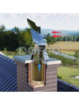 Rotowent DRAGON RO180CH-DR-PT/STAB (1.4404)  do kominów STABIL firmy SCHIEDEL