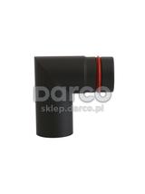 Kolano stałe spęczane KS100/90-CZ1,2SP-2SEG (ML) Pelet